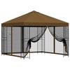 Garden Pavilion with Side Walls 3 X 3 M Taupe