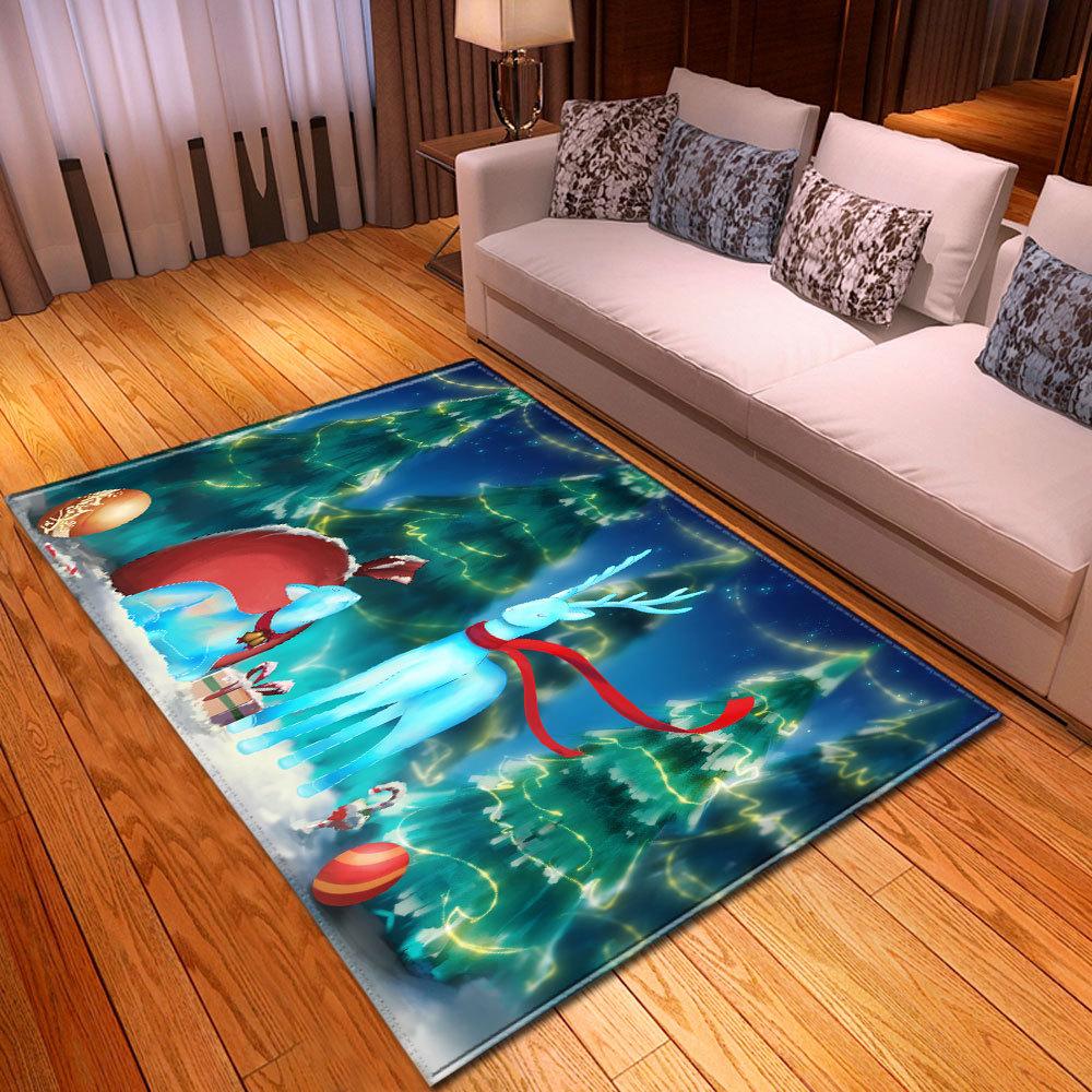 Christmas Living Room Floor Mat Bedroom Dining Room Carpet Carpet Doormat