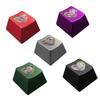 Originalprofil i aluminiumlegering Metallkeycap med färgglatt hjärtmönster för tangentbordsanpassning