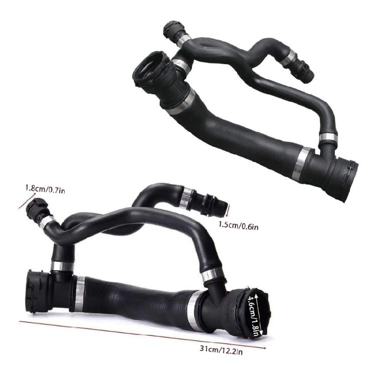 Cooling Water Hose Inlet Pipe For E60 530D 17127546064 Water Tank Radiator Tube