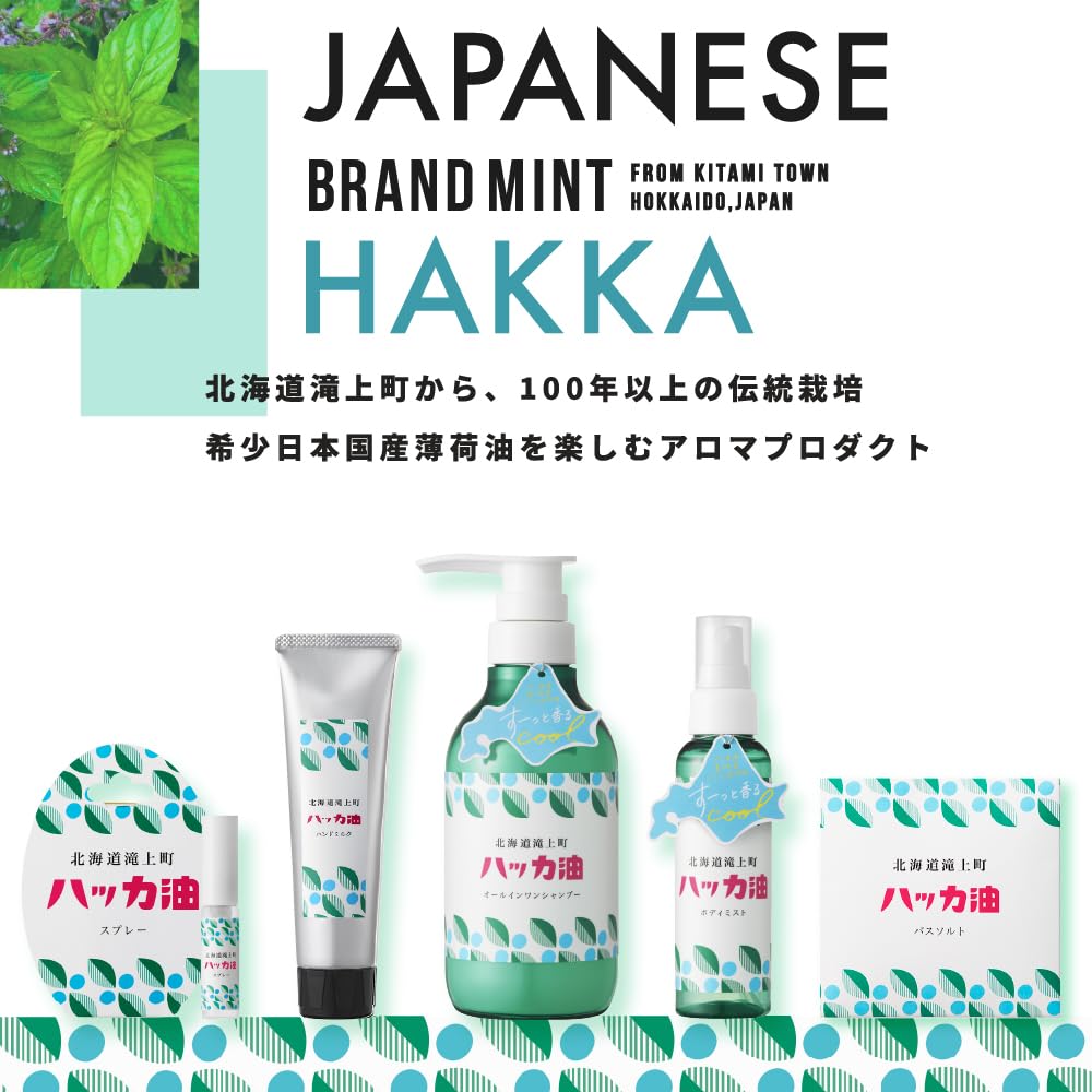 Daily Aroma Hokkaido Peppermint Oil Hand Milk 75g In Moisturizing Hand [Made Japan, Cream, Plant-Based, Refreshing, Cooling]