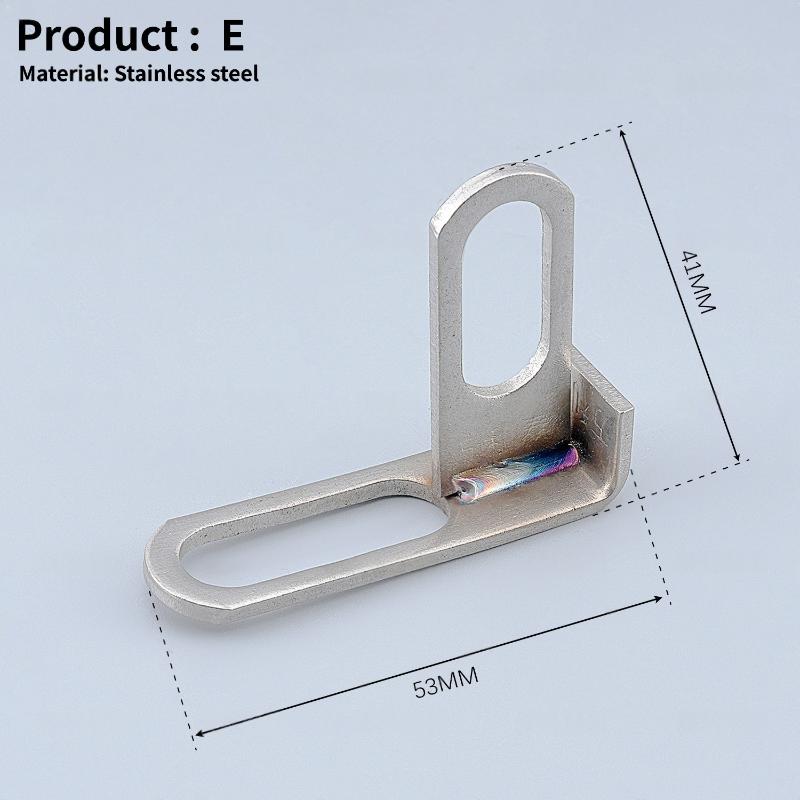 1/2/3 Pcs Z/L Type Motorcycle Modified Exhaust Pipe Bracket Stainless Steel Fixing Bracket Motorcycle Spare Parts