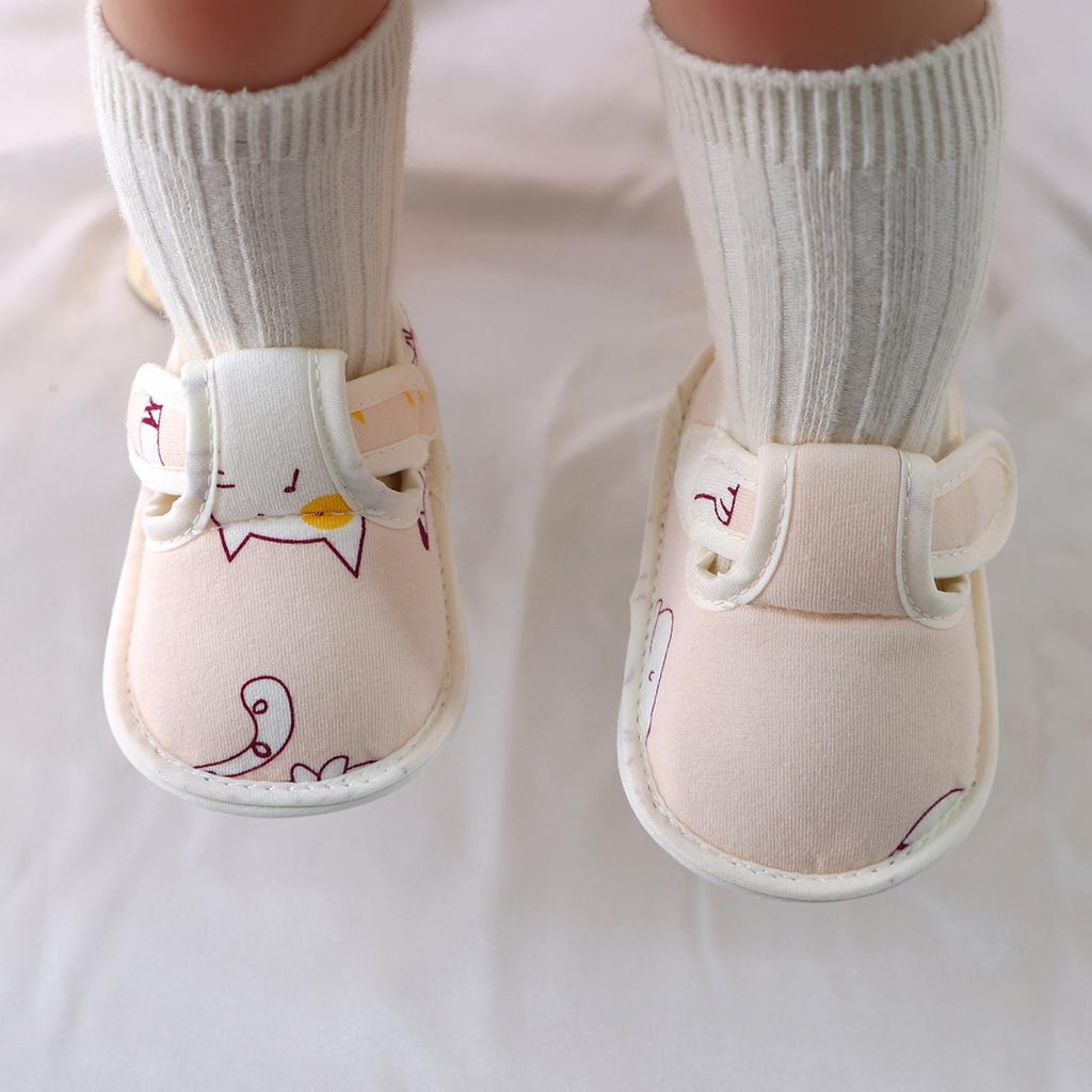 Newborn 2024Spring New Soft Sole Baby Shoes Prewalker Flat Soles Baby Cloth Shoes Fashionable Cute Single Shoes Flats Kids Shoes