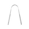 Tongue Scraper 2 Pack In Different Shapes Reduce Bad Breath Stainless Steel Tongue Cleaners Metal