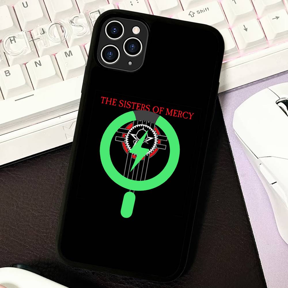 The Sisters Of Mercy Band For Magsafe Case For IPhone 17 16 Pro Max 15 14 Plus 13 12 11 Wireless Charging Phone Cover