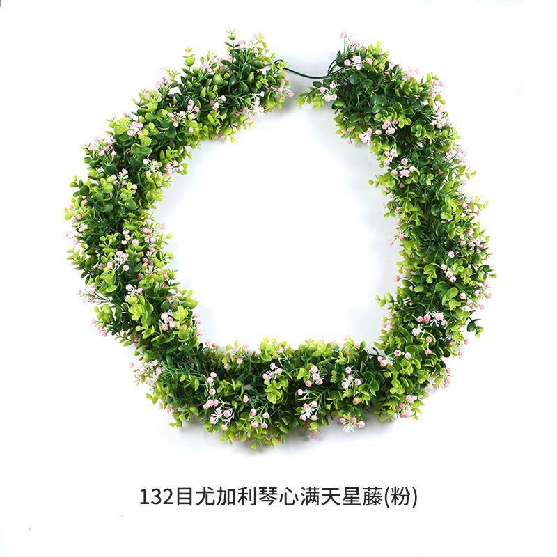 Hotel Wedding Photo Simulation Wreath Storefront Decoration Simulation Plant Door Decoration Pendant Green Plants