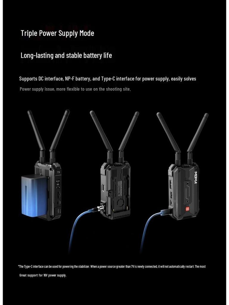 8MOMA Meng Ma Wireless Video & Audio Transmission Monitor with HDMI Integration