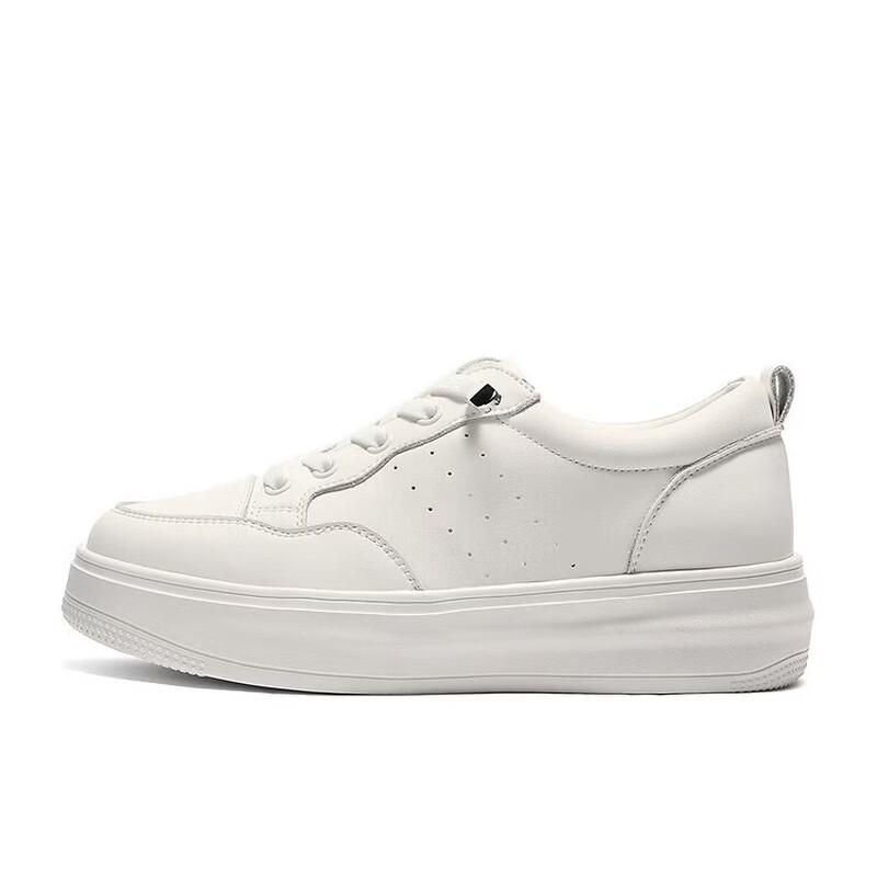SENDA Women s Spring Platform White Casual Sneakers 37