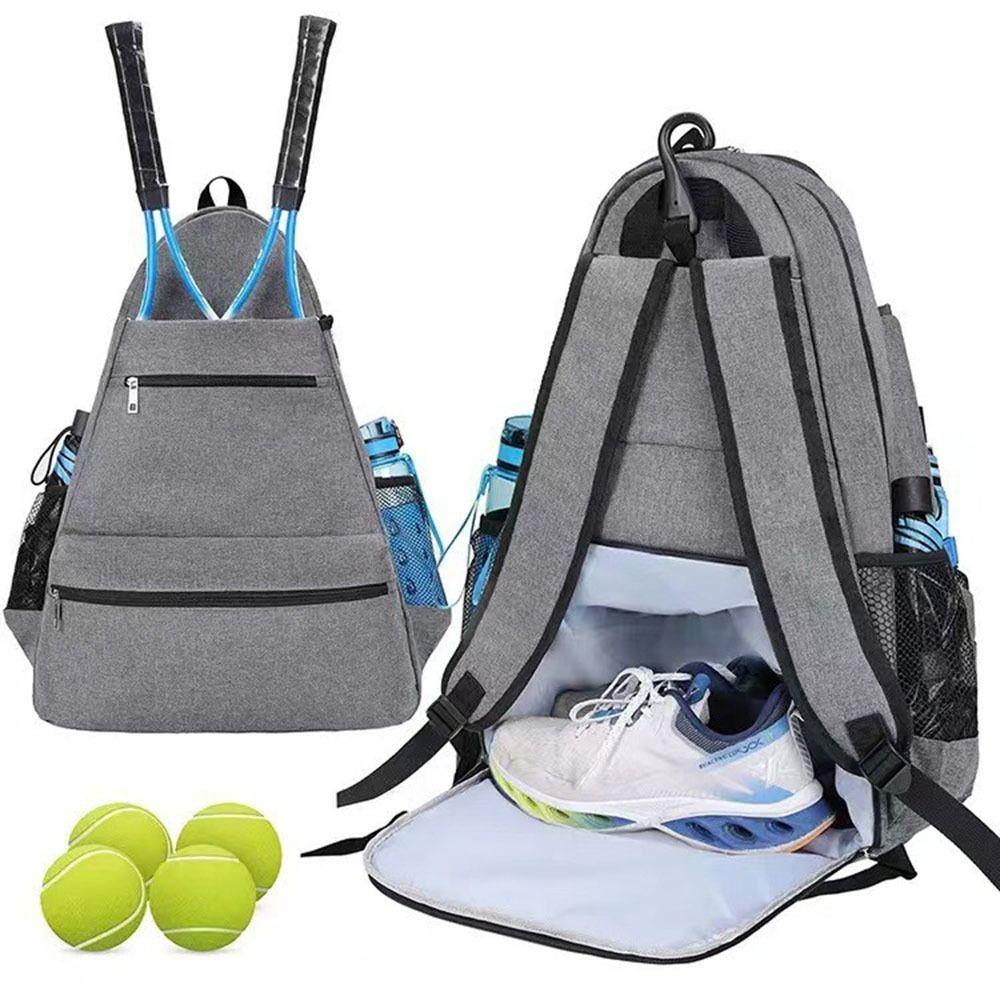 with Ventilated Shoe Compartment Tennis Bag Holds 2 Rackets Pickleball Backpack  School Student