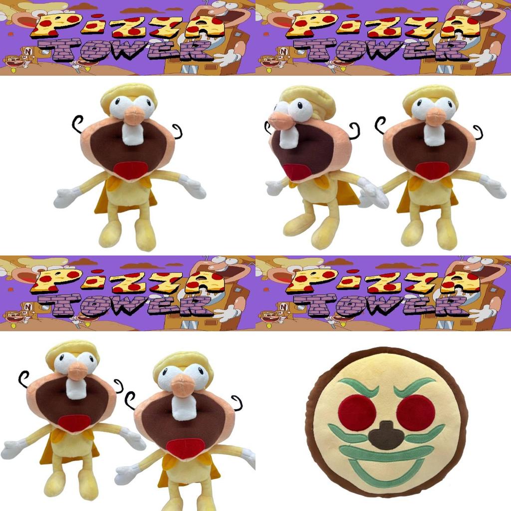 Collectible Pizza Tower Noise&pizza Plush Doll For Gamers