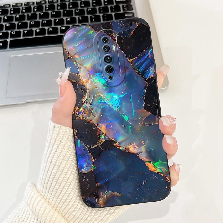 For Oppo Reno2 F Case Reno 2Z Unique Candy Painted Cover Soft Silicone Phone Case For Reno 2 2F Reno2 Z Reno2F Back Cover Bumper