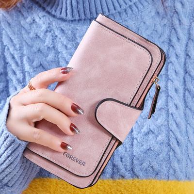 Leather Women Wallets Coin Pocket Hasp Card Holder Money Bags Casual Long Ladies Clutch Phone Wallet WGYN26HK44a