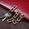 Simple Design Brass Keychain Hook Mini Portable Key Chain for Belt Backpack Handbag