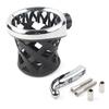 Motorcycle Handlebar Cup Holder Drink W/ Mesh Basket Mount Universal For Harley