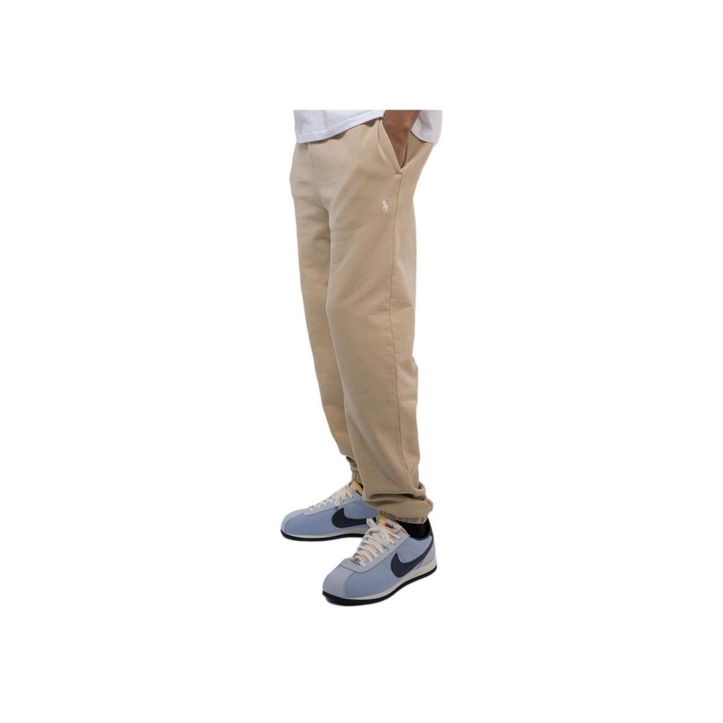 Polo Ralph Lauren Solid Color Drawstring Cuffed Casual Pants Men Bottoms Beige 710916699-016