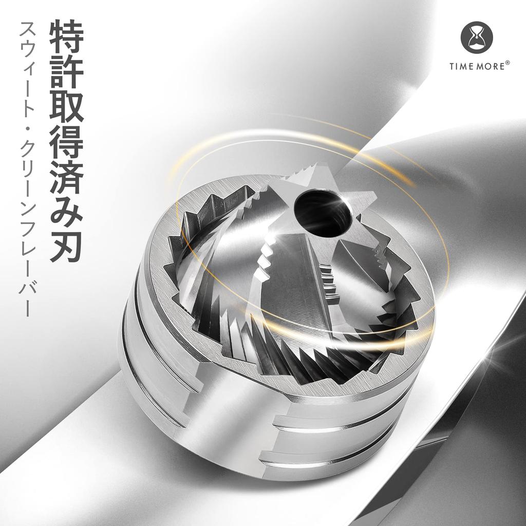 TIMEMORE New Manual Coffee Timemore with Stainless Steel Grinding Adjustable and NEW Black All-Metal Grinder, C3S, Grinders, Coarseness, Lightweight,