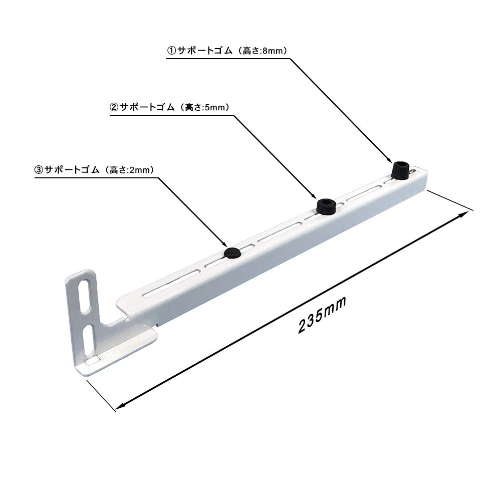 Nagao Manufacturing Craftsman Series VGA Support Stay PCI White SS-NVGASTAY-WHITE