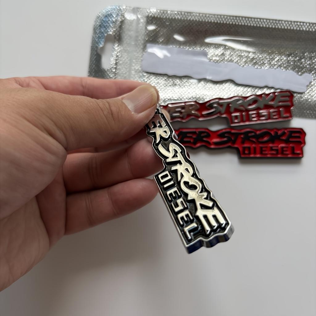2pcs- Metal Car Badges And Emblems for Cars, Motorcycles, Suvs, Trucks, Boats, Refrigerators, Toolboxes, Hoods, Trunks, Fenders, Side Doors,