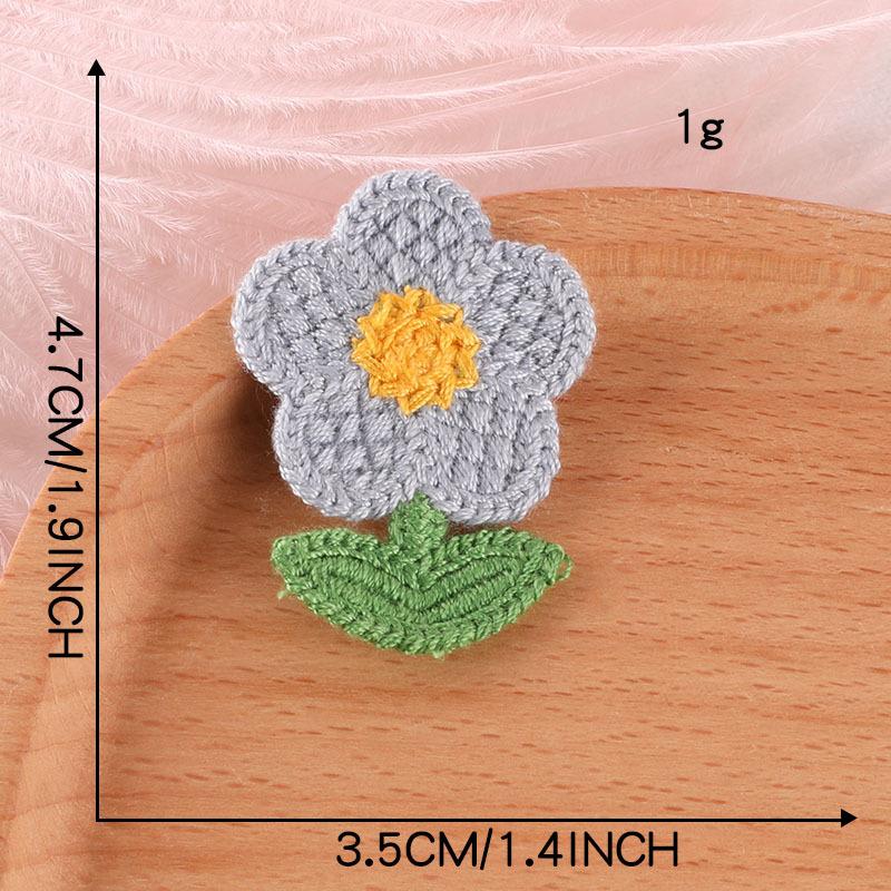 Computer Embroidery Label Flower Diy Hand Account Accessories Accessories Patch Cloth Sticker Brooch Jewelry Hair Accessories Accessories Sticker