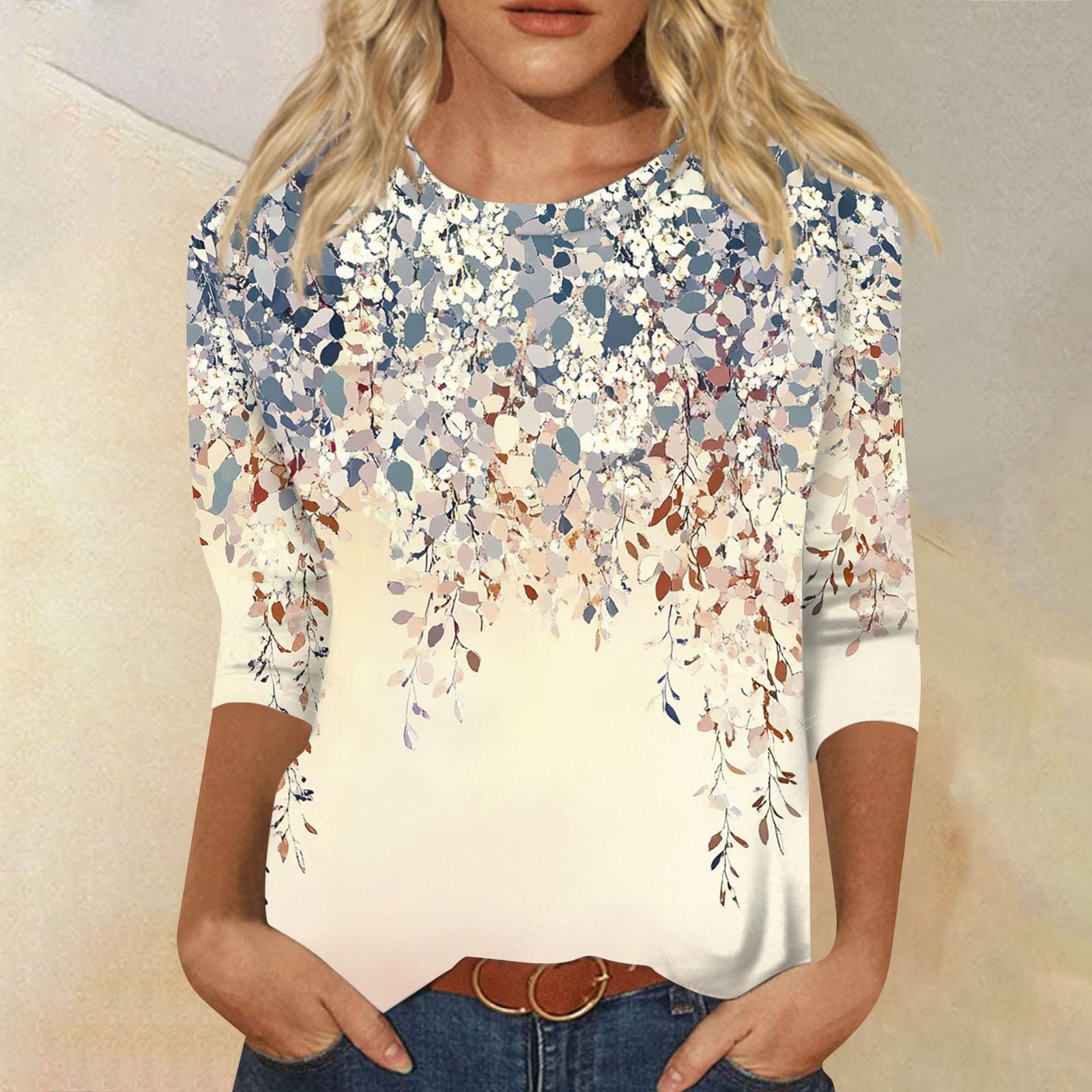 

Женский модный повседневный пуловер с воротником три четверти и принтом XL жёлтый