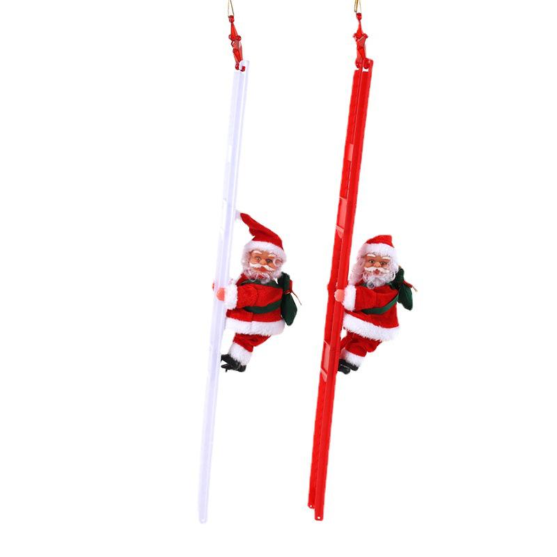 Electric Music Climbing Santa Claus Toy - Christmas Decoration & Gift for Kids