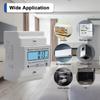 Ketotek Din Rail Three Phase LCD Energy Meter Ammeter Voltmeter Volt Amp Voltage Current Meter LCD Display