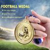 Fußballwettkampfspiele Medaillen Zinklegierung Sportwettkampf Auszeichnungen Medaillen Verschleißfest Sammlung Schulbedarf