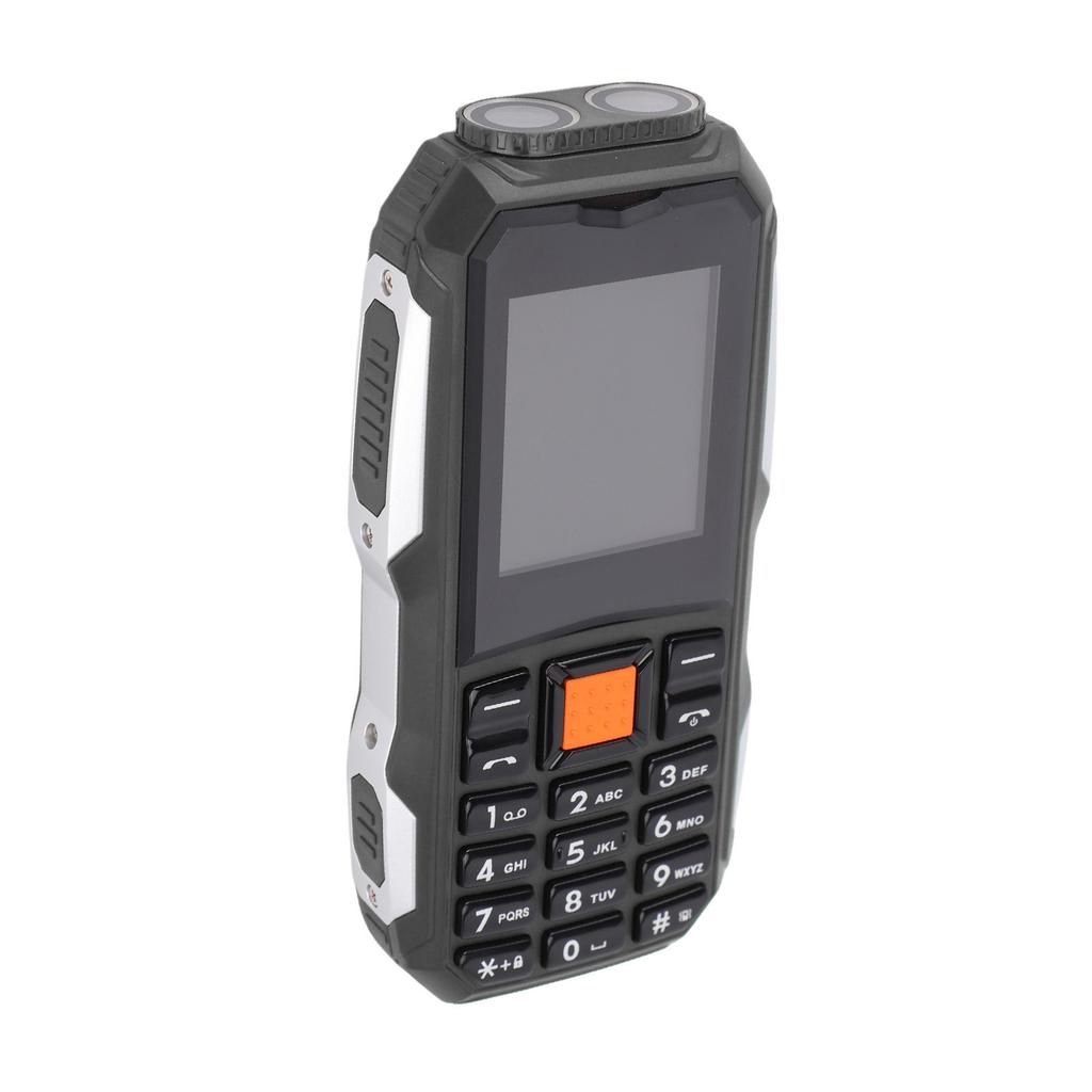 2800mAh Lange Standby-Zeit Senioren-Handy 1,8-Zoll-Bildschirm Dual-SIM Dual-Standby Rauschfreies Seniorenhandy mit Taschenlampe MP3