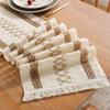Henggang Cotton Linen Retro Tassel Tablecloth – Light Luxury American Style