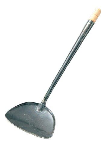 Yamada Iron Pipe Handle Chinese Spatula, Medium (Width 120cm)