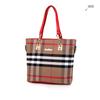 Karierte Leinwand Schwiegermuttertasche Sechs-teiliges Set Hand-Schultertasche Damen-Tasche