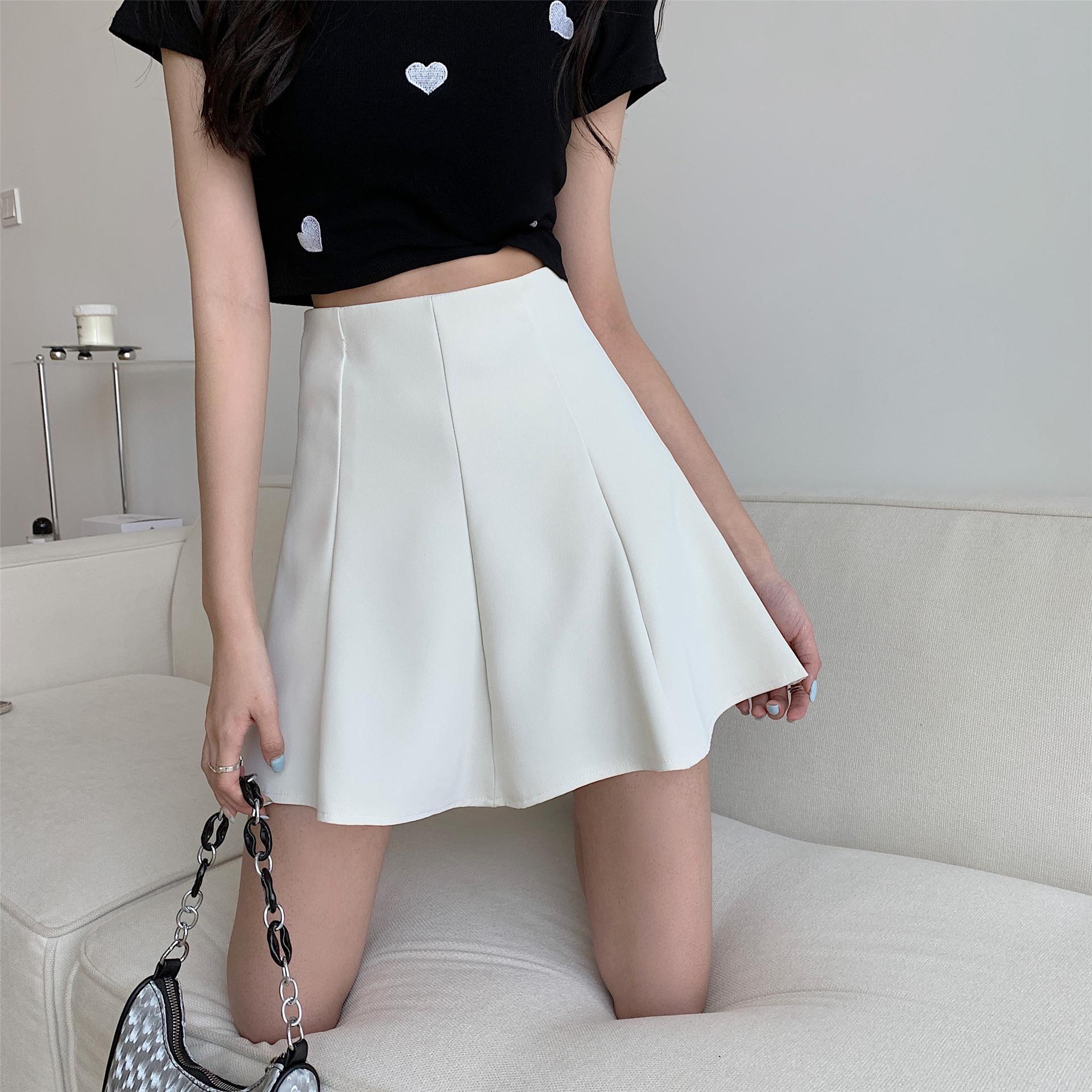 

Лето 2023 Черная А-силуэтная Пышная Юбка - Маленький Размер Миди для Женщин S 86-97 абрикосовый