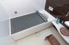 Topre Easy Wave Bathtub Lid, Shutter Type, 75 x 150 cm, Metallic Gray, Antibacterial, L15