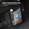 For Toyota Car Styling Trunk Box Storage Bag Mesh Elastic String Net Pocket Organizer Accessories Gazoo Racing TRD Corolla Yaris