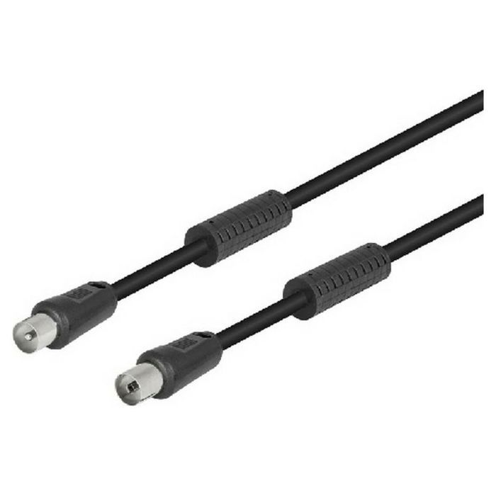 Anténní kabel - TM Electron - S6502465 - 2,5 m - Zástrčka samec/Zásuvka samice - Tloušťka 9,5 mm