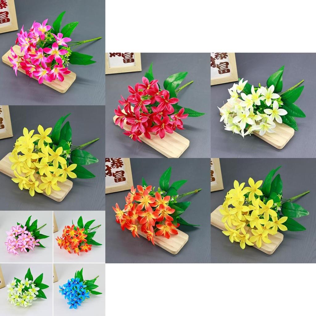 Realistic Lilium Brownie Var Silk Flower Decor For Wedding Home Event And Photo Shoots