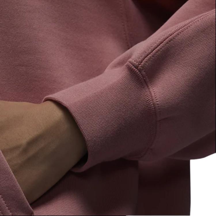 Jordan Flight Solid Color Stand Collar Half-Zip Fleece Sweatshirt Women Tops FD7222-618