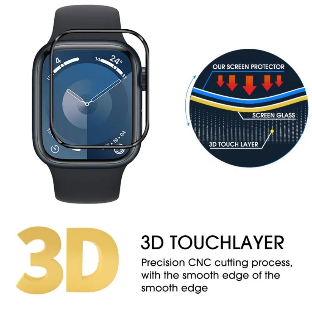 Pellicola Protettiva per Schermo per Apple Watch 49mm 45mm 44mm 42mm 41mm 40mm Pellicola Protettiva Morbida per iWatch Serie Ultra 9 8 7 6 5 3 SE