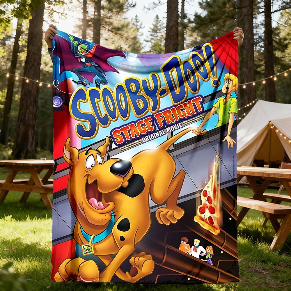 1 Stück Scooby-Doo Mystery Outdoor-Decke Leichtes Flanell, Weich & Warm, Ganzjahres, Outdoor, Camping, Wohnzimmer, Büro, L1106098