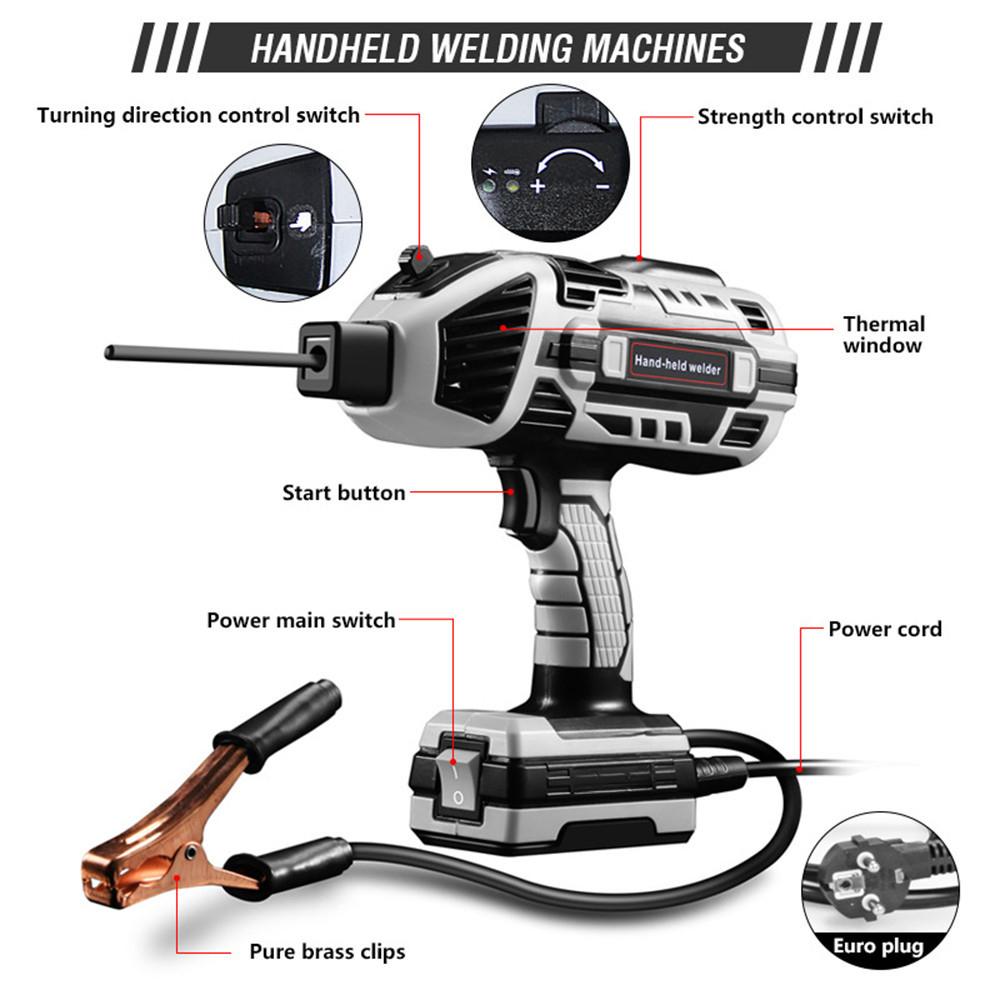 4600W Portable Handheld Arc Welding Machine Household Electric Welder Fully Automatic Smart Welder