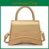 Pu Small Square Bag For Casual Daily Use With Shoulder Strap And Top Flap Closure
