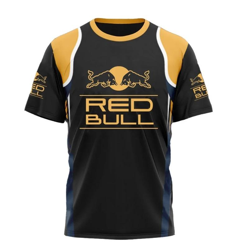 Sommer neuestes Red Bull Herren T-Shirt Mode Racing T-Shirt Red Bull 3D-Druck Kinder T-Shirt Street Fashion Red Bull