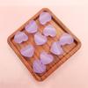 50Pcs DIY Accessories Handmade For Heart Shape Jewelry Making Transparent Frosted Acrylic Beads Earrings Hair Jewelry Bracelet Necklace Charms