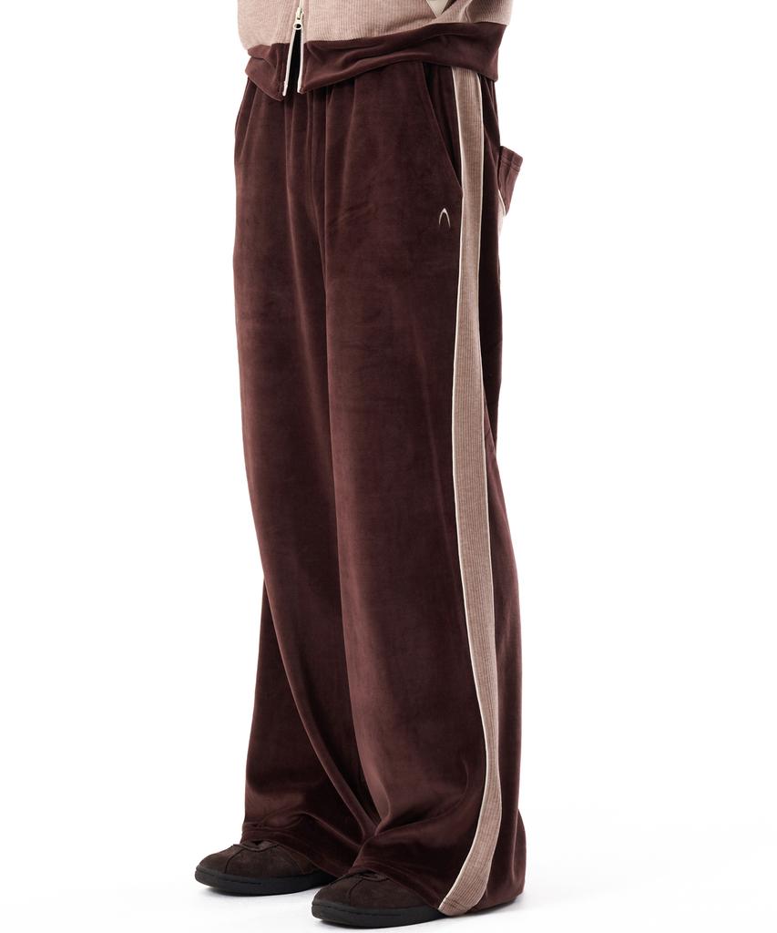 AAKAM Western Piping Track Pants (Brown)