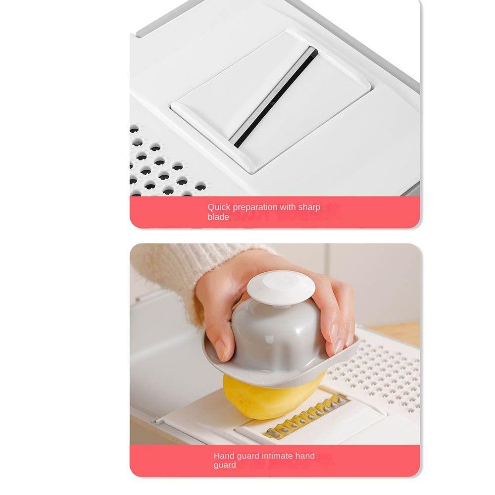 Versatile Kitchen Gadget With Storage Tray Carrot Shredder Manual Vegetable Slicer  Home Cooking