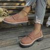 New Women's Shoes with Thick Heels and Soles, A Retro One-foot Style