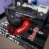1PC Custom Name Glamorous Glittering Lips Theme Floor Mat Ideal for Living Room, Game Rooms, Office, Bedroom,Floor Mat Playful Design