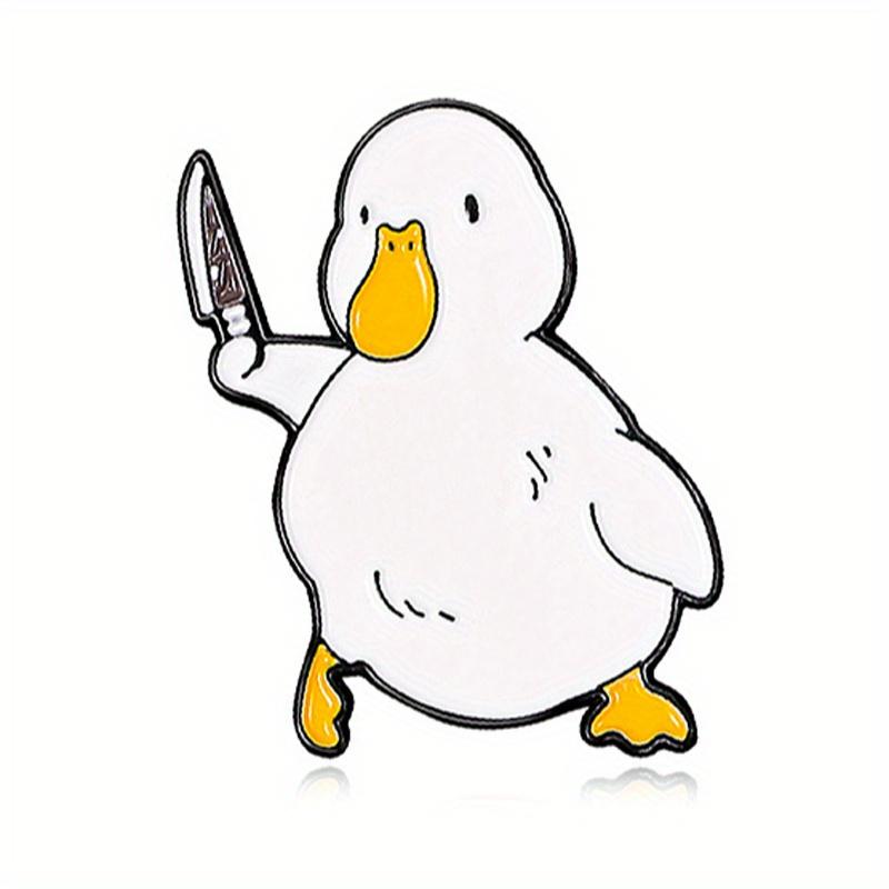 

Интересная брошь-нож в виде утки, мультяшная художественная игла с пряжкой, коллекция аксессуаров, значок