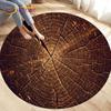 3D Wood Grain Round Area Rug,Circle Carpet Rug for Living Room Bedroom Sofa Cloakroom Decor,Kids Play Non-slip Floor Mat,Pet Mat