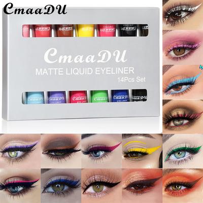 CmaaDu 14 Farben Eyeliner Stift Set